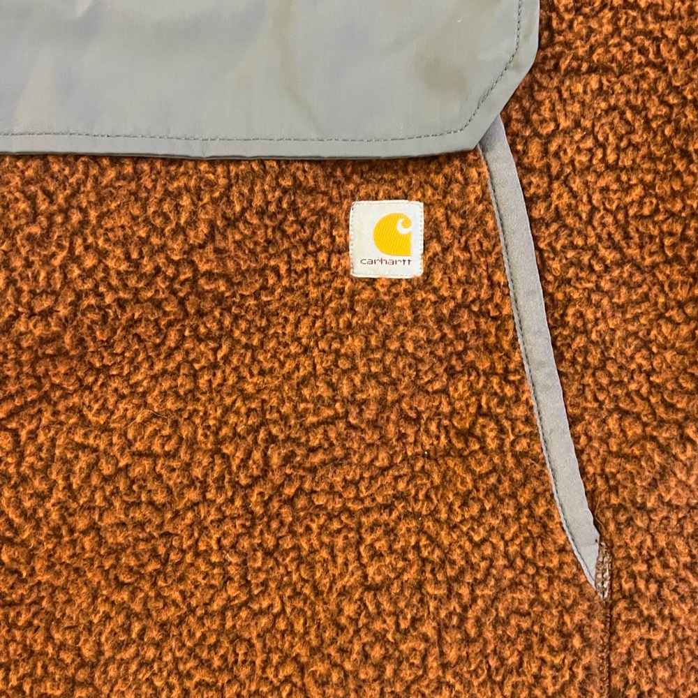 NWT Women's Carhartt Relaxed Fit Fleece Pullover - Picture 7 of 8